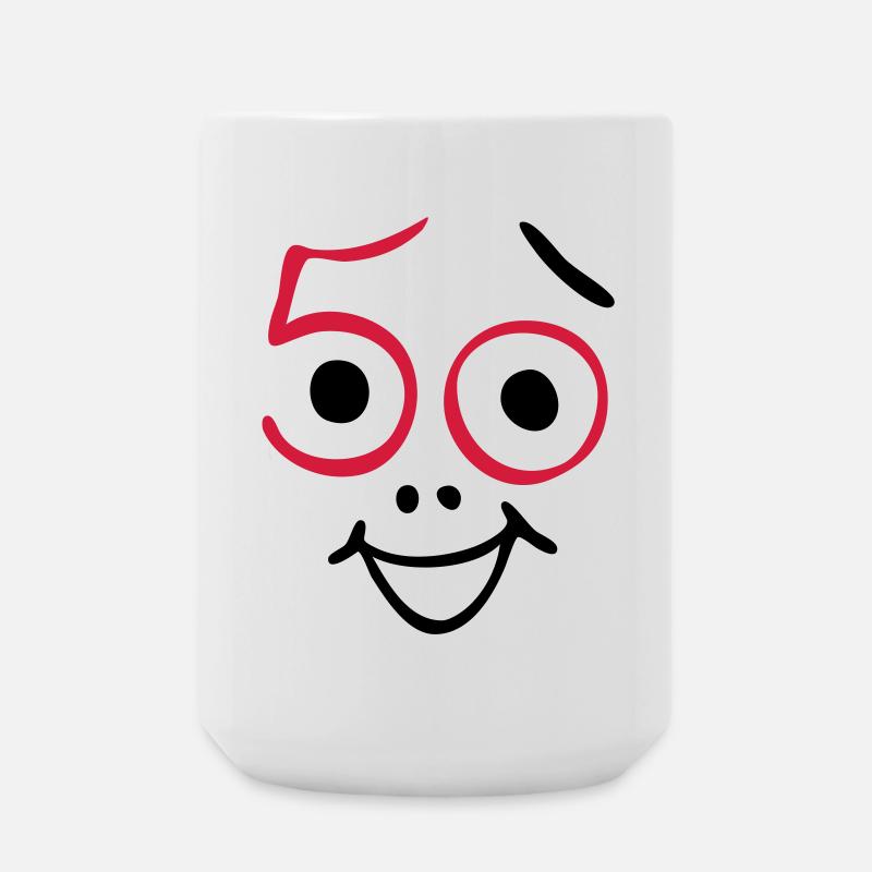 50 ans et toujours frais! - Grande tasse 440 ml - blanc