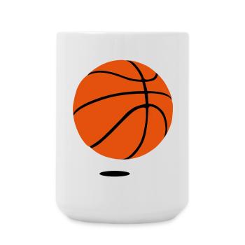 Basketball - Édition de luxe - 2c 2 shadow - Grande tasse 440 ml - blanc - Devant