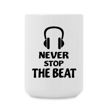 DJ - Grande tasse 440 ml - blanc - Devant