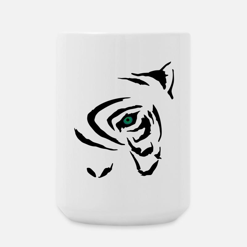 Tribal Tiger 2 - Large Mug 440 ml - white