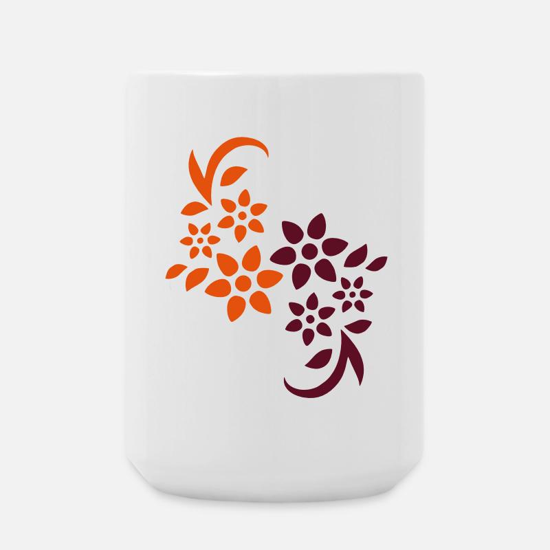 Fleur - Grande tasse 440 ml - blanc
