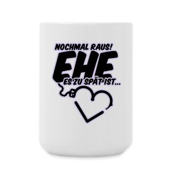 bachelor party wedding shower wedding - Large Mug 440 ml - white - Front