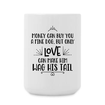 Dog lovers - Large Mug 440 ml - white - Front