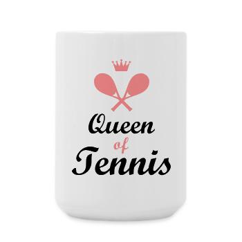 tennis - Grande tasse 440 ml - blanc - Devant