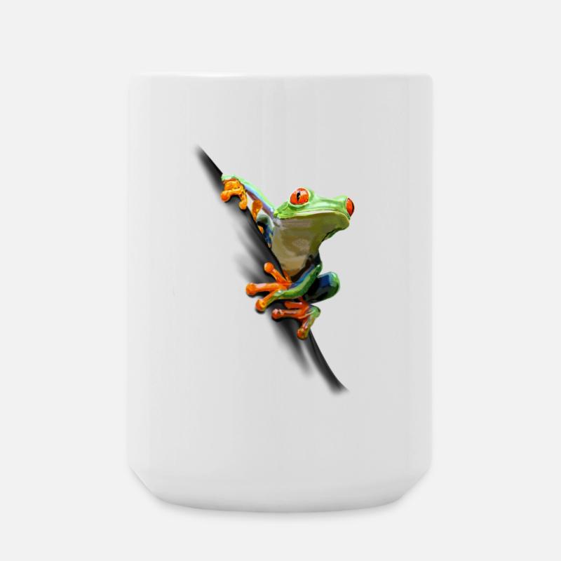 Frosch - Große Tasse 440 ml - Weiß