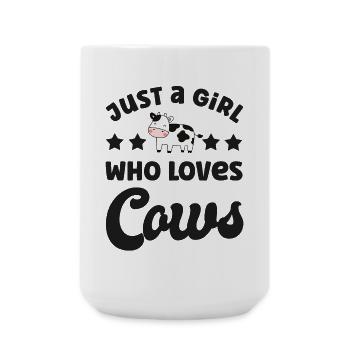 Cow cows - Large Mug 440 ml - white - Front