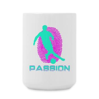 Football - Large Mug 440 ml - white - Front