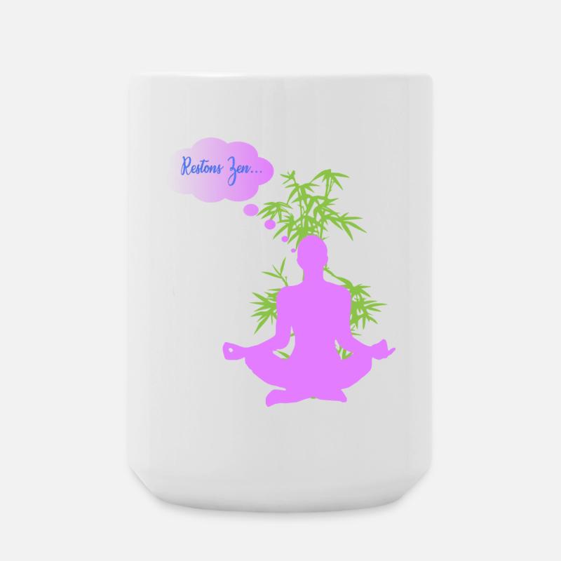 LET'S STAY ZEN - Large Mug 440 ml - white