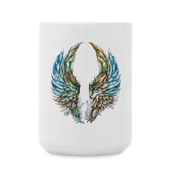 Ailes d'ange - Grande tasse 440 ml - blanc - Devant