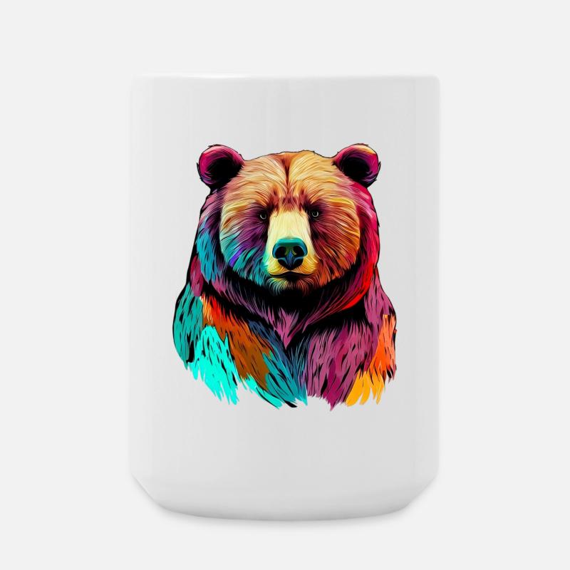 Bear - Large Mug 440 ml - white