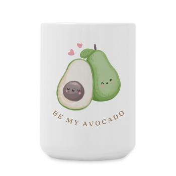 Be my avocado - Large Mug 440 ml - white - Front