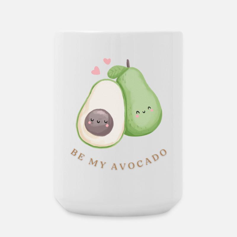 Be my avocado - Große Tasse 440 ml - Weiß