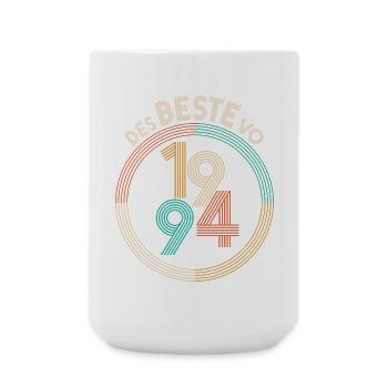 des BESTE vo 1994 - das BESTE von 1994, Geburtstag - Große Tasse 440 ml - Weiß - Vorne