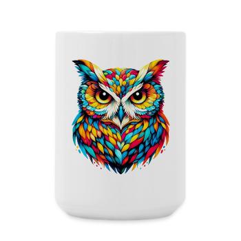 Hibou - Grande tasse 440 ml - blanc - Devant