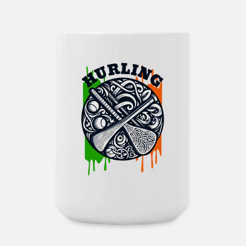 Hurling - Large Mug 440 ml - white