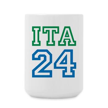 Italie Italien - Grande tasse 440 ml - blanc - Devant