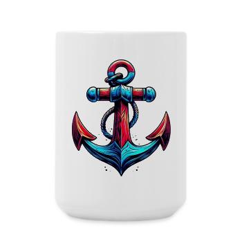 Une ancre - Grande tasse 440 ml - blanc - Devant