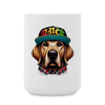 Chien - Grande tasse 440 ml - blanc - Devant