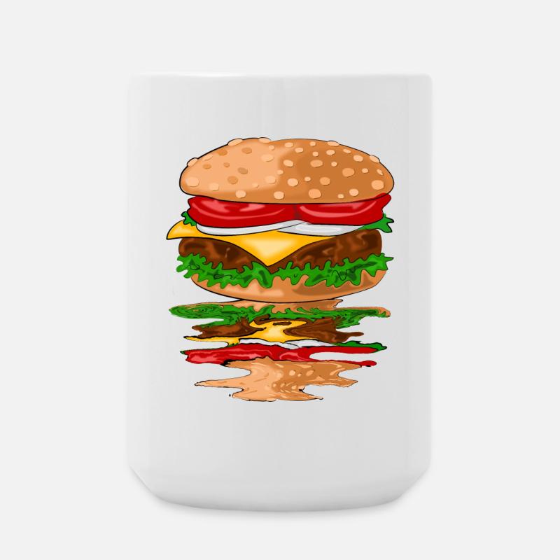 Hamburger - Große Tasse 440 ml - Weiß