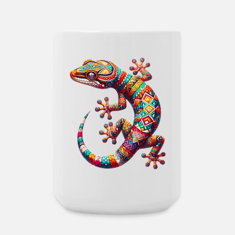 Gecko - Große Tasse 440 ml - Weiß