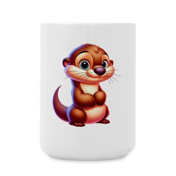 Otter - Large Mug 440 ml - white - Front
