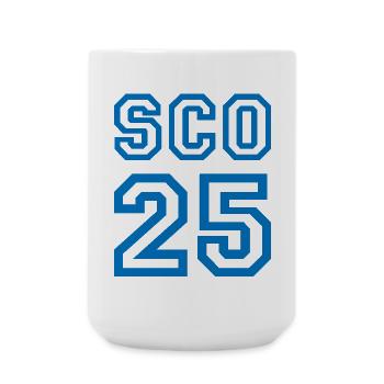 SCOTLAND - Große Tasse 440 ml - Weiß - Vorne