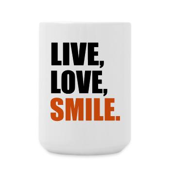 2541614 14134902 smile - Grande tasse 440 ml - blanc - Devant