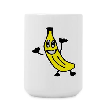 banane2 - Grande tasse 440 ml - blanc - Devant