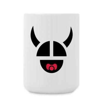 Viking enfant - Grande tasse 440 ml - blanc - Devant