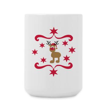 Jour de Noël - Grande tasse 440 ml - blanc - Devant