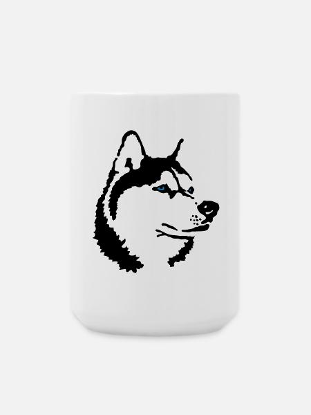 husky - Grande tasse 440 ml - blanc