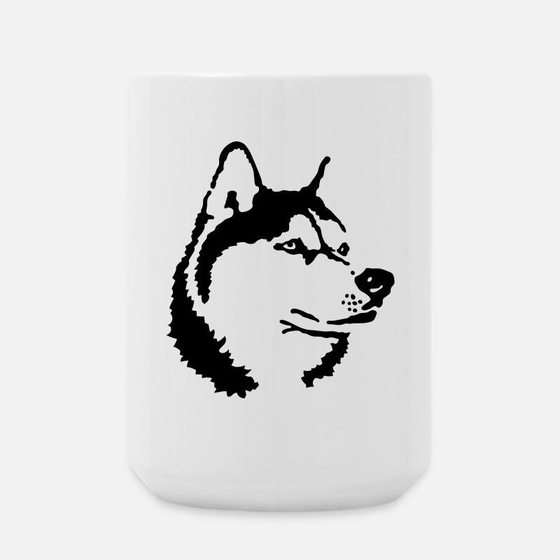 Husky - Große Tasse 440 ml - Weiß