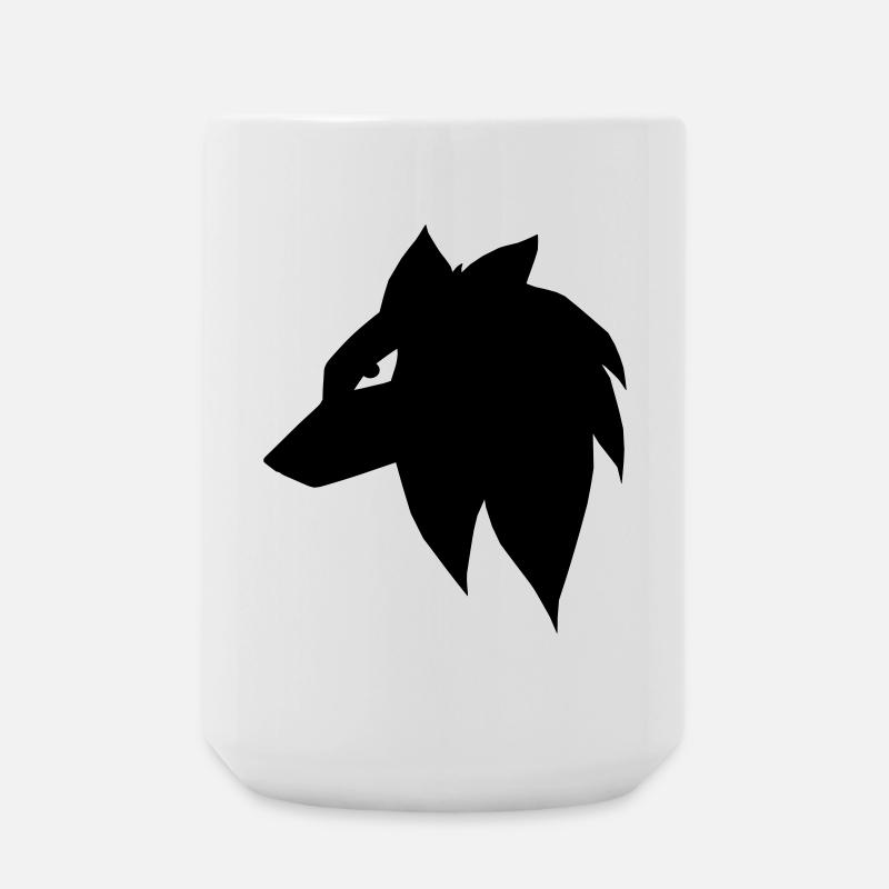 Mangawolf - Große Tasse 440 ml - Weiß