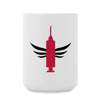 Infirmière / Infirmier / Hôpital / Médecine / - Grande tasse 440 ml - blanc - Devant