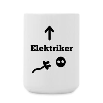 Elektriker - Große Tasse 440 ml - Weiß - Vorne
