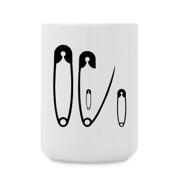 Schwanger mit 2. Kind - Große Tasse 440 ml - Weiß - Vorne