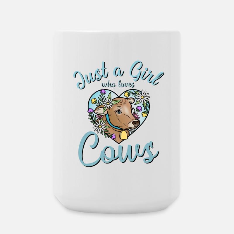 Vaches - Grande tasse 440 ml - blanc