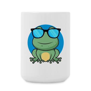 Cool Frog - Large Mug 440 ml - white - Front