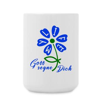 God bless you - Large Mug 440 ml - white - Front