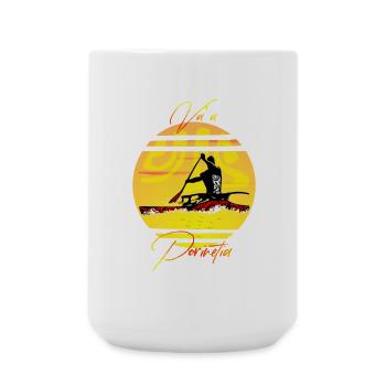 VA'A PORINETIA - Grande tasse 440 ml - blanc - Devant