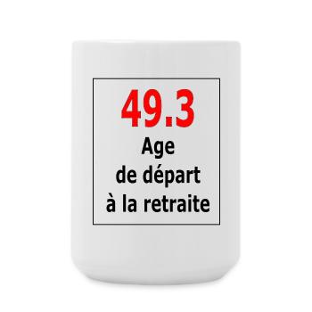 49.3 - Grande tasse 440 ml - blanc - Devant