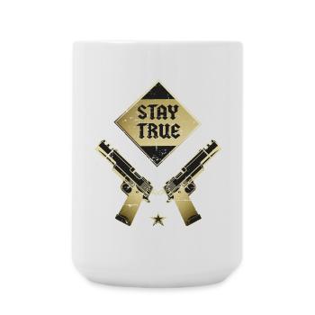 Stay true to yourself - Large Mug 440 ml - white - Front