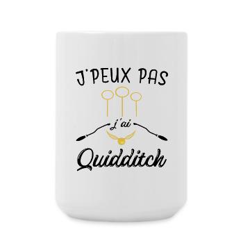 j'peux pas j ai quidditch - Grande tasse 440 ml - blanc - Devant