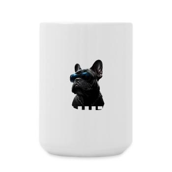 Meilleur Papa Chien Au Monde - Grande tasse 440 ml - blanc - Devant