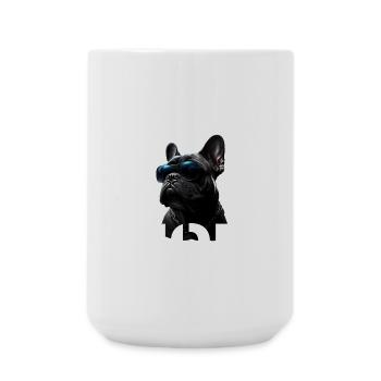Beste Modell-Hundemama - Große Tasse 440 ml - Weiß - Vorne