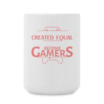 Gamer Queen: Women Define Play - Large Mug 440 ml - white - Front