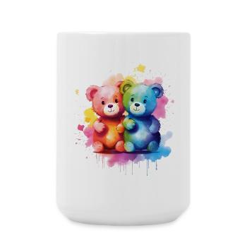 Liebe ist eine Bärennotwendigkeit - Große Tasse 440 ml - Weiß - Vorne