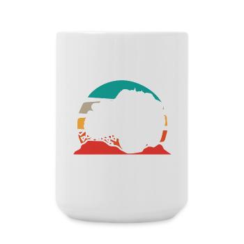 Jeeps Aventure Tout-terrain - Grande tasse 440 ml - blanc - Devant