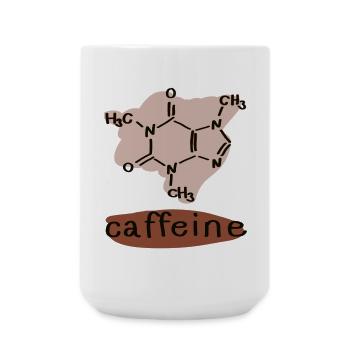 Caffeine - Large Mug 440 ml - white - Front