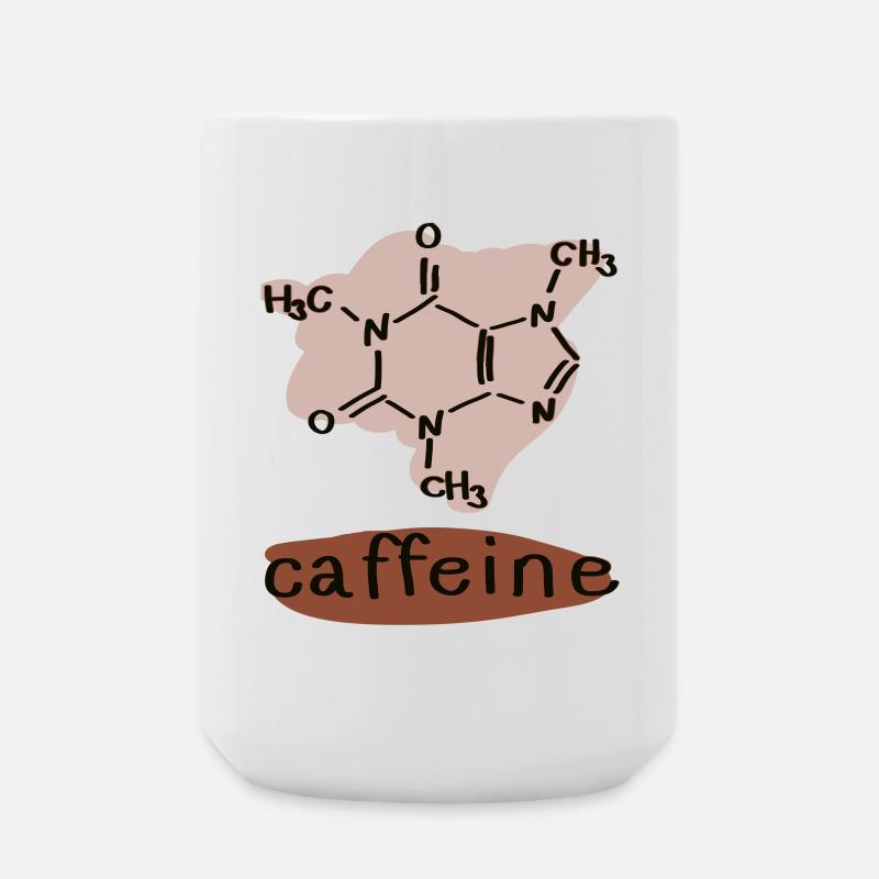 Koffein - Große Tasse 440 ml - Weiß